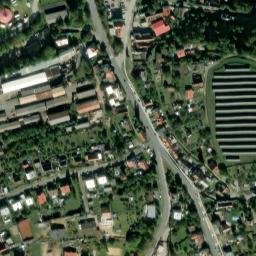 Satellite imagery of [Stříbro ]Church outlook t., CZ