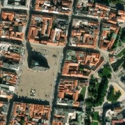 Satellite imagery of [Plzeň] hussite church t., CZ