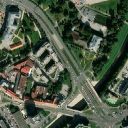 Satellite imagery of Prazdroj [Plzeň] brewery chimney-2, CZ