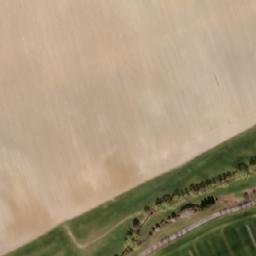 Satellite imagery of [Obořiště] church t., CZ