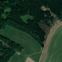 Satellite imagery of [Pavlov u Loštic] church t., CZ