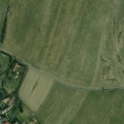 Satellite imagery of [Vítkov-Klokočov] church t., CZ