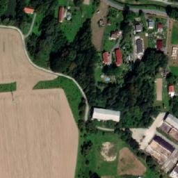 Satellite imagery of [Velké Albrechtice] church t., CZ