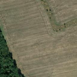 Satellite imagery of [Sulislav] church t., CZ