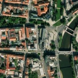 Satellite imagery of [Plzeň] hussite church t., CZ