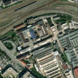 Satellite imagery of Prazdroj [Plzeň] brewery chimney-1, CZ
