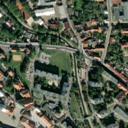 Satellite imagery of [Rokycany] church outlook t., CZ