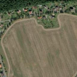 Satellite imagery of [Strašice] church t., CZ
