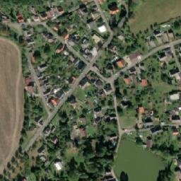 Satellite imagery of [Strašice] church t., CZ