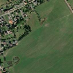Satellite imagery of [Strašice] church t., CZ