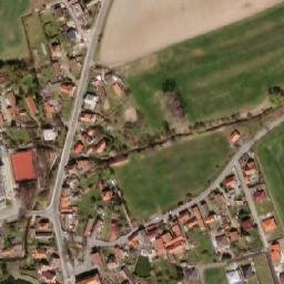 Satellite imagery of [Obořiště] church t., CZ