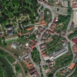 Satellite imagery of [Zruč nad Sázavou] castle outlook t., CZ