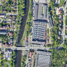 Satellite imagery of [Český Těšín] evang. church t.-2, CZ