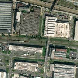 Satellite imagery of Big forge Skoda [Plzeň] factory chimney-6, CZ