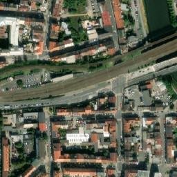 Satellite imagery of [Plzeň] hussite church t., CZ