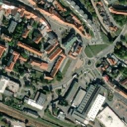 Satellite imagery of [Rokycany] church outlook t., CZ