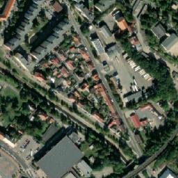 Satellite imagery of [Rokycany] church outlook t., CZ