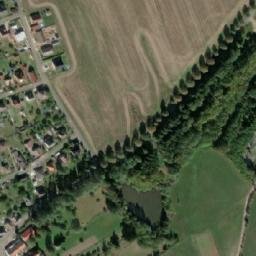 Satellite imagery of [Strašice] church t., CZ