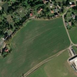 Satellite imagery of [Strašice] church t., CZ