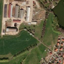 Satellite imagery of [Obořiště] church t., CZ