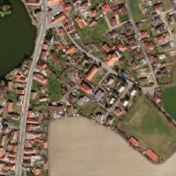 Satellite imagery of [Obořiště] church t., CZ