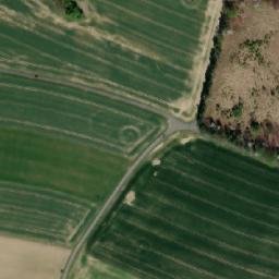 Satellite imagery of [Řepiště] church t., CZ