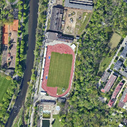 Satellite imagery of [Český Těšín] evang. church t.-2, CZ