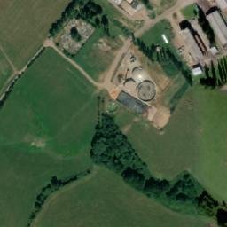 Satellite imagery of [Číhošť] church t., CZ