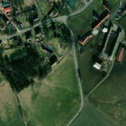 Satellite imagery of [Hraničné Petrovice] church t., CZ