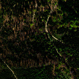 Satellite imagery of cairn, PL