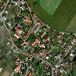 Satellite imagery of [Bílov] church t., CZ