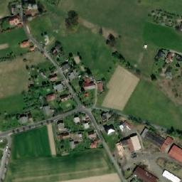 Satellite imagery of [Řepiště] church t., CZ