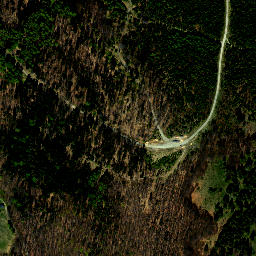 Satellite imagery of cairn, PL