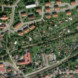 Satellite imagery of [Vejprnice] church t., CZ
