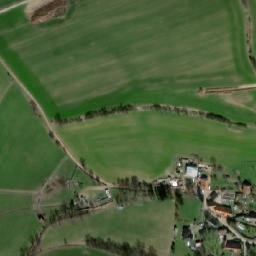 Satellite imagery of [Postupice] church t., CZ