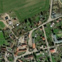 Satellite imagery of [Postupice] church t., CZ