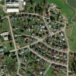 Satellite imagery of [Postupice] church t., CZ