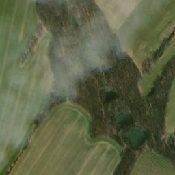 Satellite imagery of [Bílov] church t., CZ