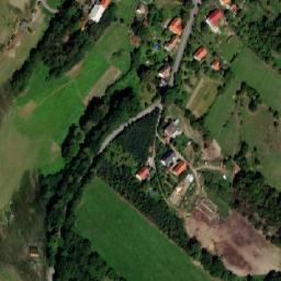 Satellite imagery of [Bílov] church t., CZ