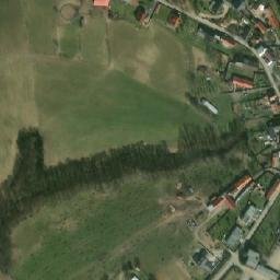 Satellite imagery of [Fulnek-Děrné] church t., CZ