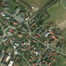 Satellite imagery of [Fulnek-Děrné] church t., CZ