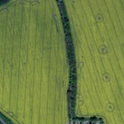 Satellite imagery of [Kladruby u Stříbra] cemetry church t., CZ