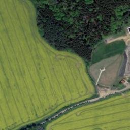 Satellite imagery of [Kladruby u Stříbra] cemetry church t., CZ