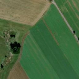 Satellite imagery of [Habry-Zboží] castle chapel sanctus t., CZ