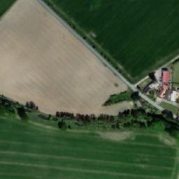 Satellite imagery of [Pňovice] church t., CZ