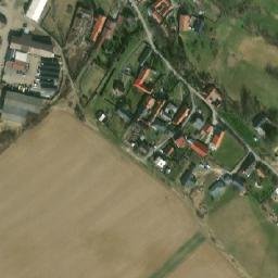 Satellite imagery of [Fulnek-Děrné] church t., CZ