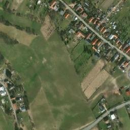 Satellite imagery of [Fulnek-Děrné] church t., CZ