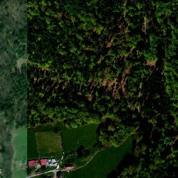Satellite imagery of cairn, PL