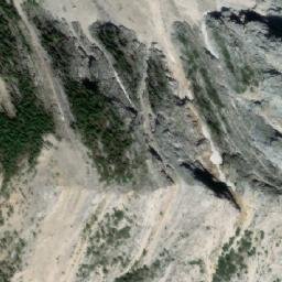 Satellite imagery of Centre Peak, CA