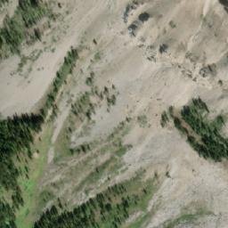 Satellite imagery of Seven Sisters Mountain, CA